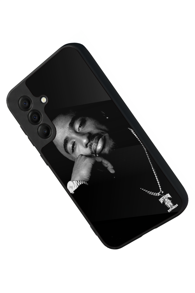 Samsung Galaxy A17 Uyumlu Tupac Tasarımlı Glossy Premium Kılıf