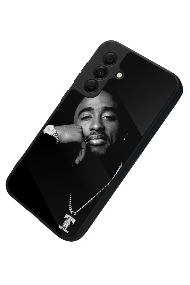Samsung Galaxy A17 Uyumlu Tupac Tasarımlı Glossy Premium Kılıf