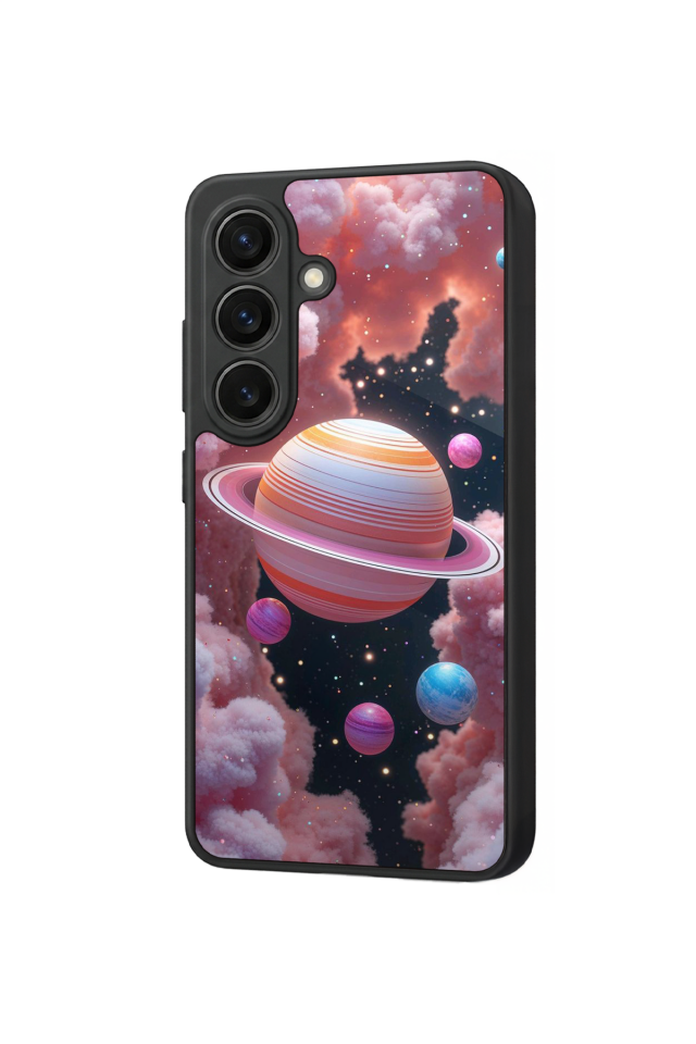 Samsung Galaxy S26 Uyumlu Uzay Tasarımlı Glossy Premium Kılıf