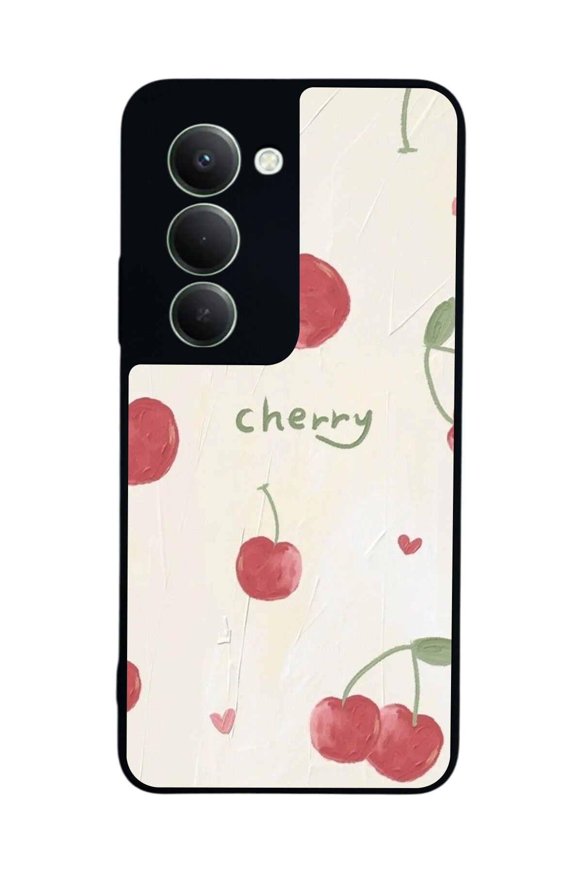 Xiaomi Redmi 15 5G Uyumlu Kiraz Tasarımlı Glossy Premium Kılıf