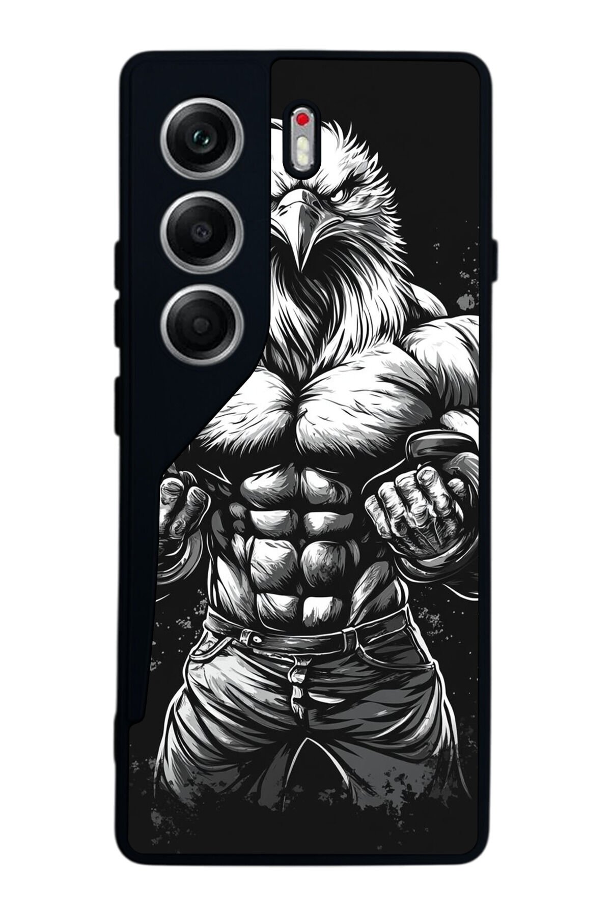 Tecno Camon 40 Uyumlu Besiktas Tasarımlı Glossy Premium Kılıf