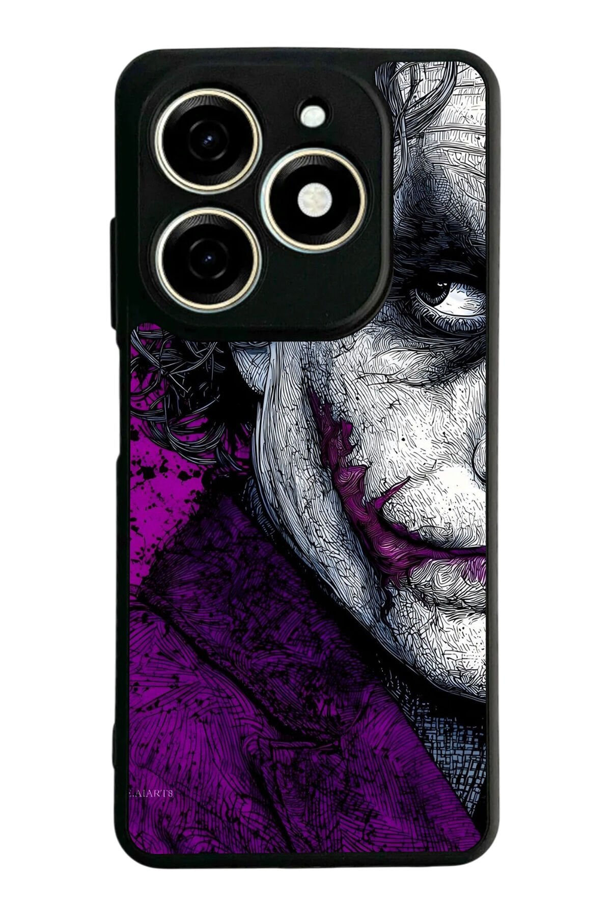 Tecno Spark 20/20C Uyumlu Joker Tasarımlı Glossy Premium Kılıf