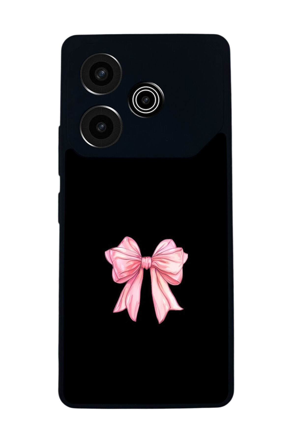 Tecno Pova 6 Uyumlu Kurdele Tasarımlı Glossy Premium Kılıf