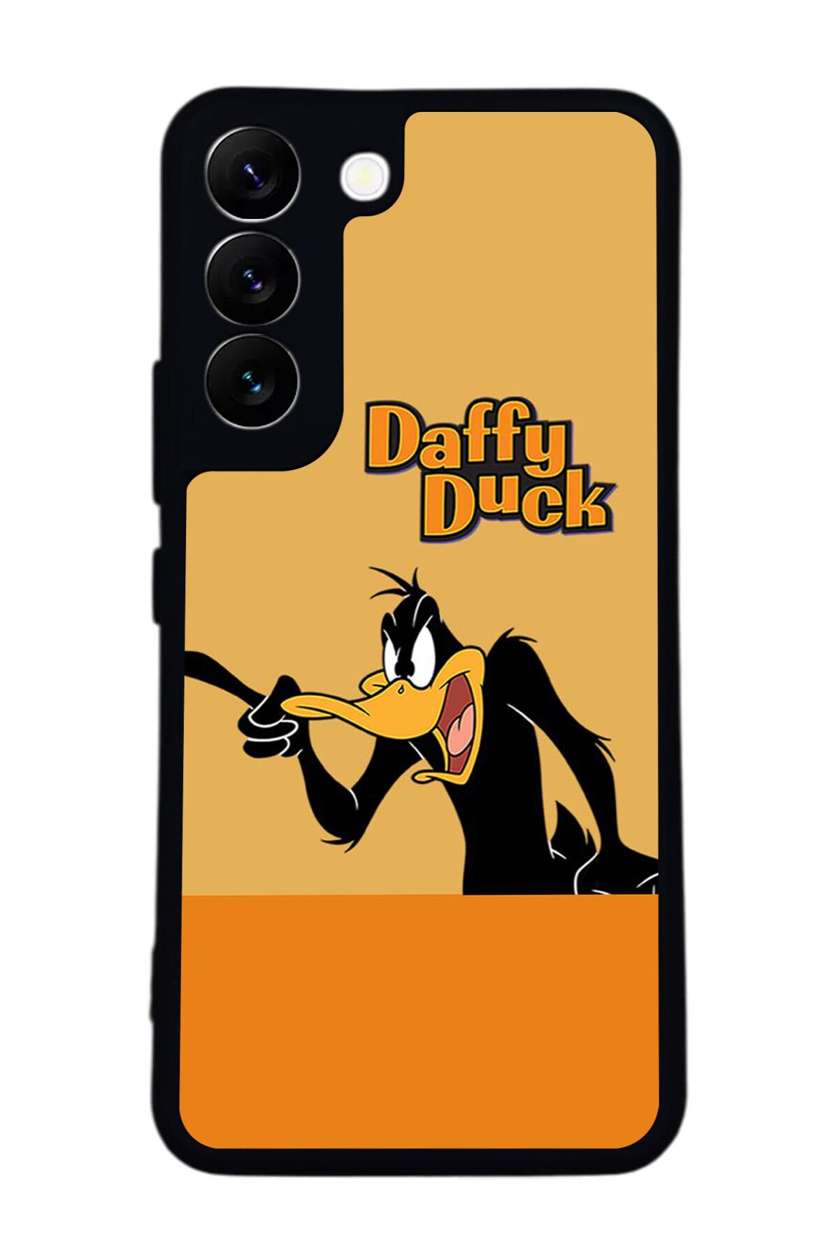 Samsung Galaxy S22 Uyumlu Daffy duck Tasarımlı Glossy Premium Kılıf