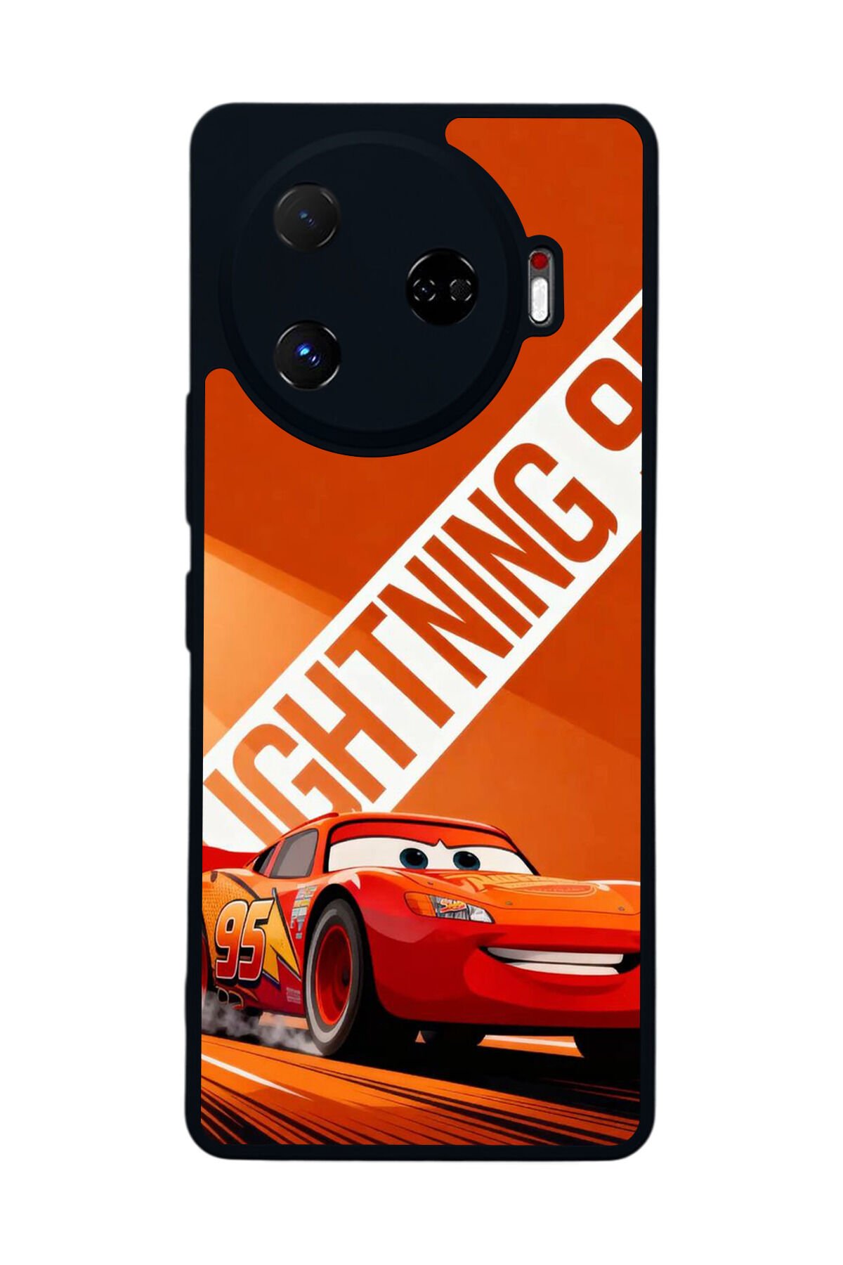 Tecno Camon 30 Pro Uyumlu Şimsek McQueen Tasarımlı Glossy Premium Kılıf