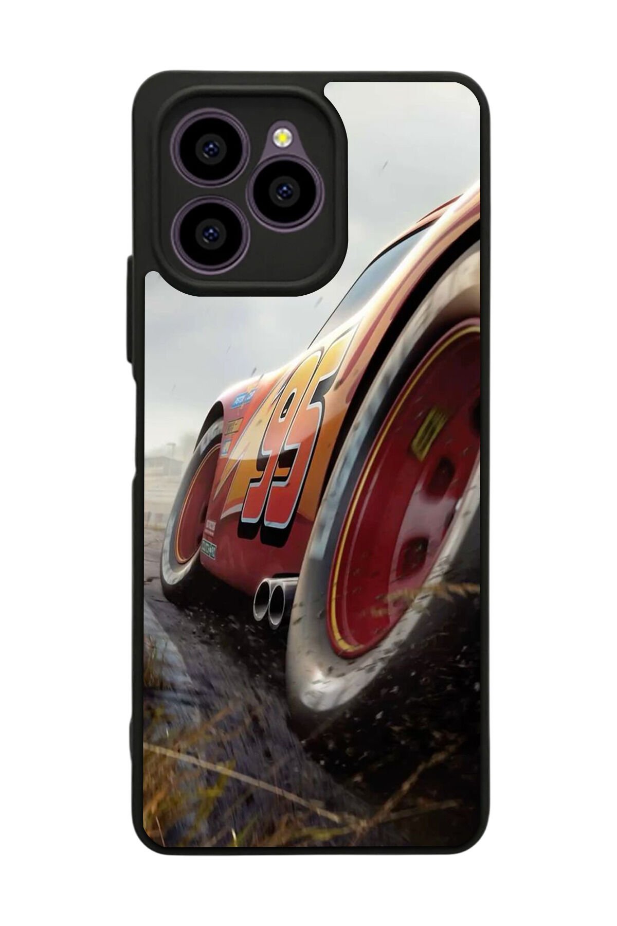 Omix X6 Uyumlu Şimsek McQueen Tasarımlı Glossy Premium Kılıf
