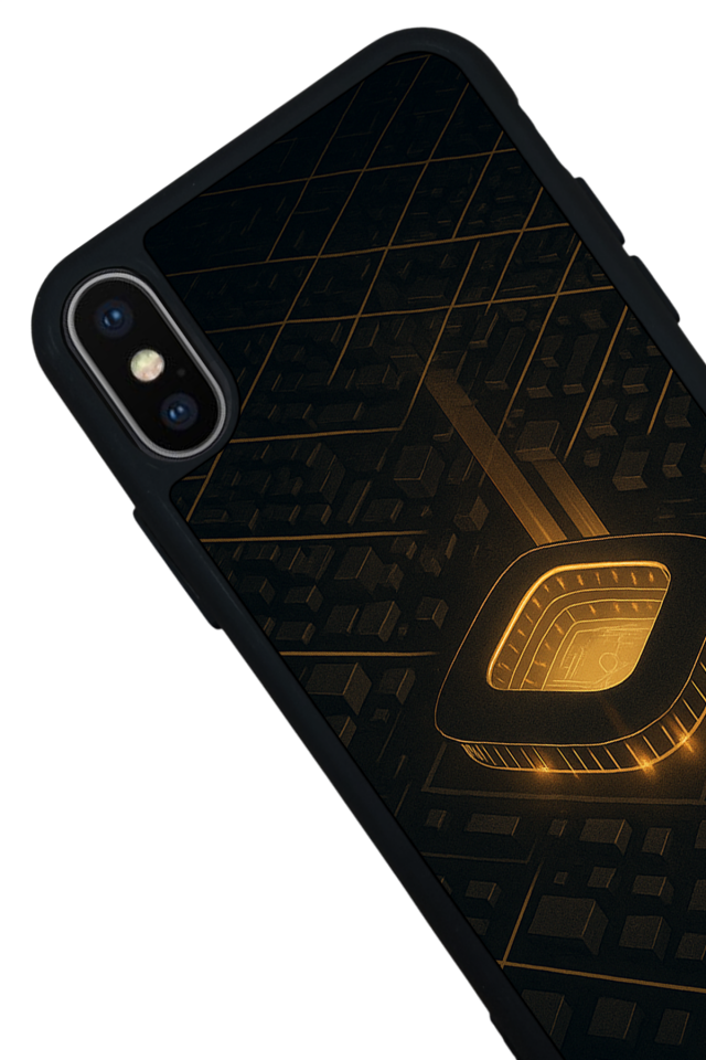 iPhone X/ XS Uyumlu Aslan Tasarımlı Glossy Premium Kılıf