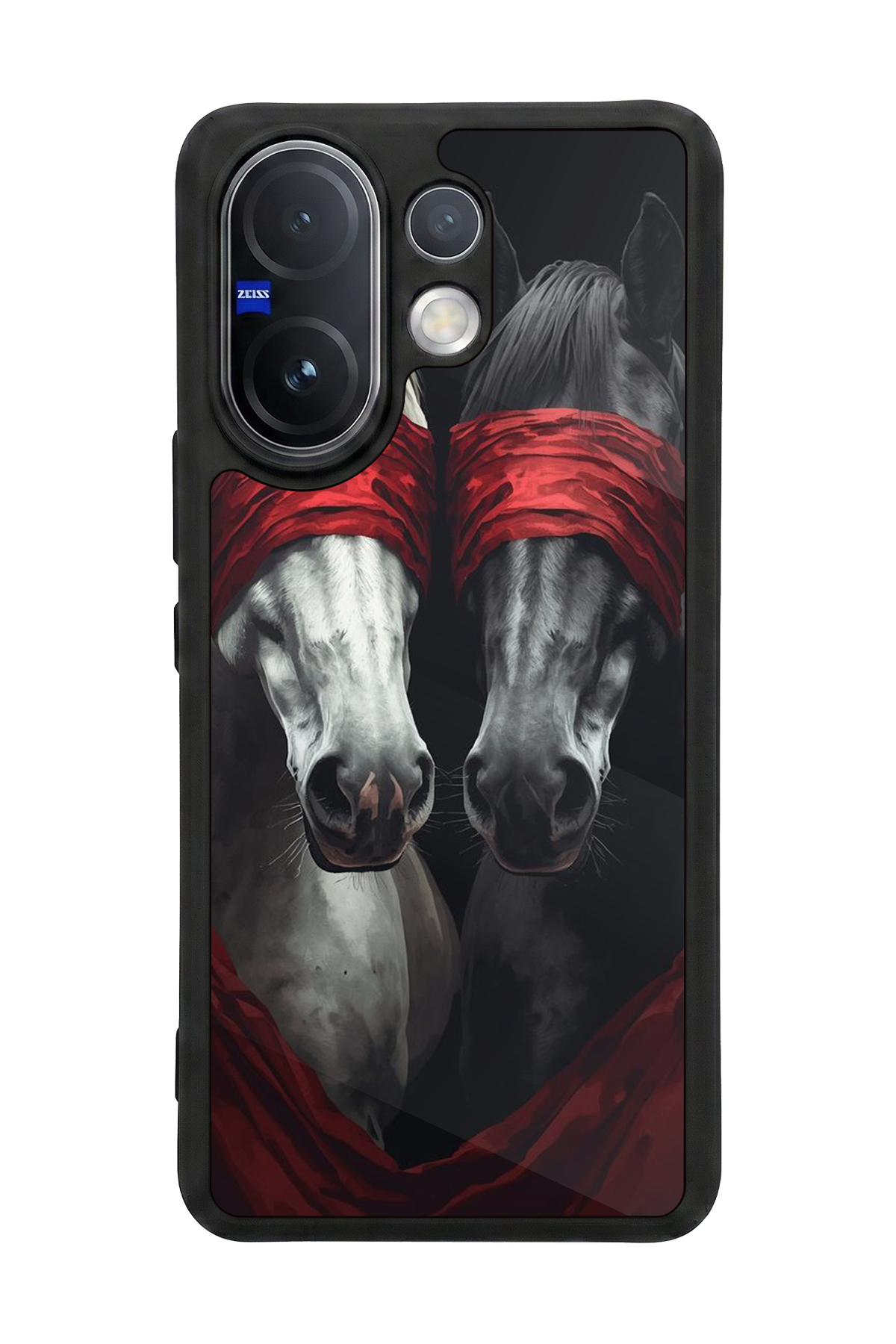 Vivo V60 Uyumlu At Horse Tasarımlı Glossy Premium Kılıf