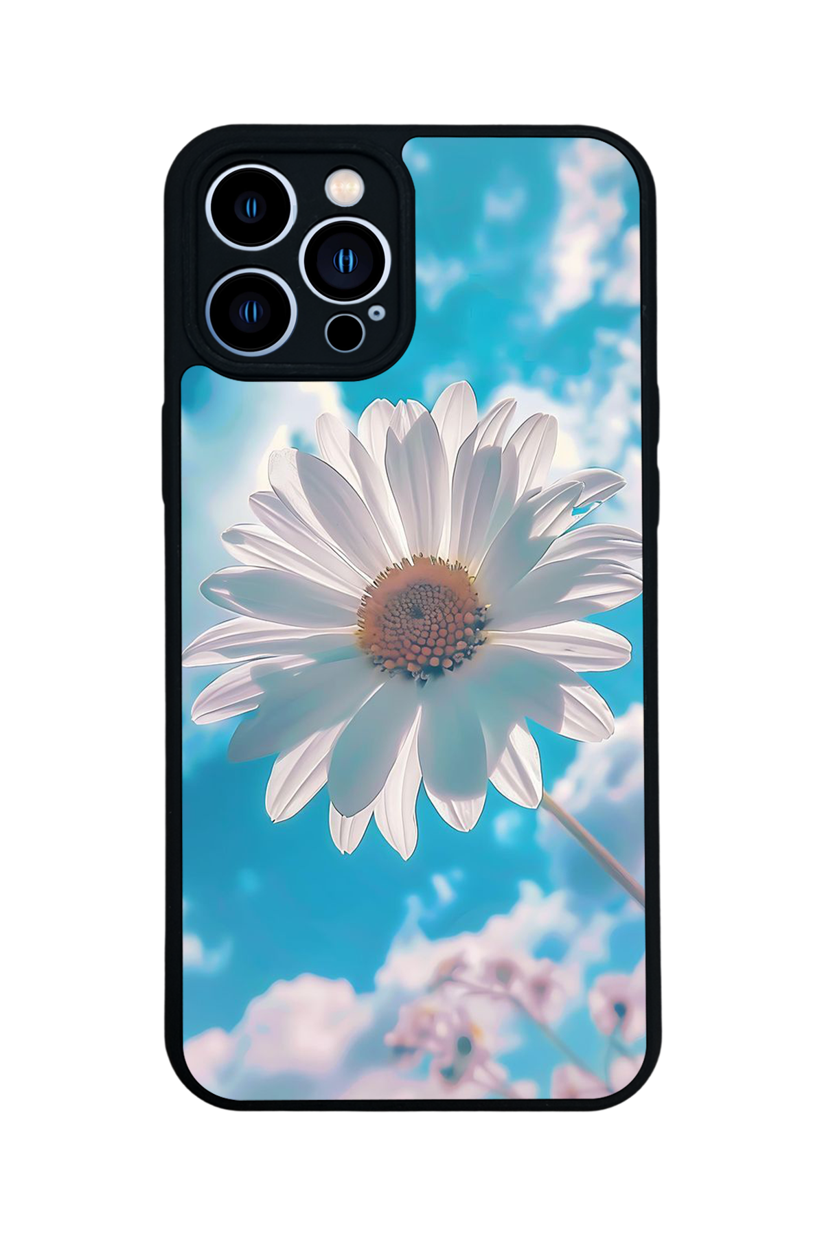 iPhone 13 Pro Max Uyumlu Cicek Tasarımlı Glossy Premium Kılıf