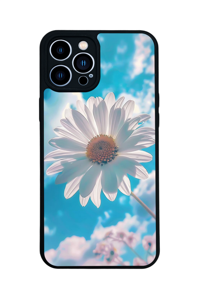 iPhone 13 Pro Max Uyumlu Cicek Tasarımlı Glossy Premium Kılıf