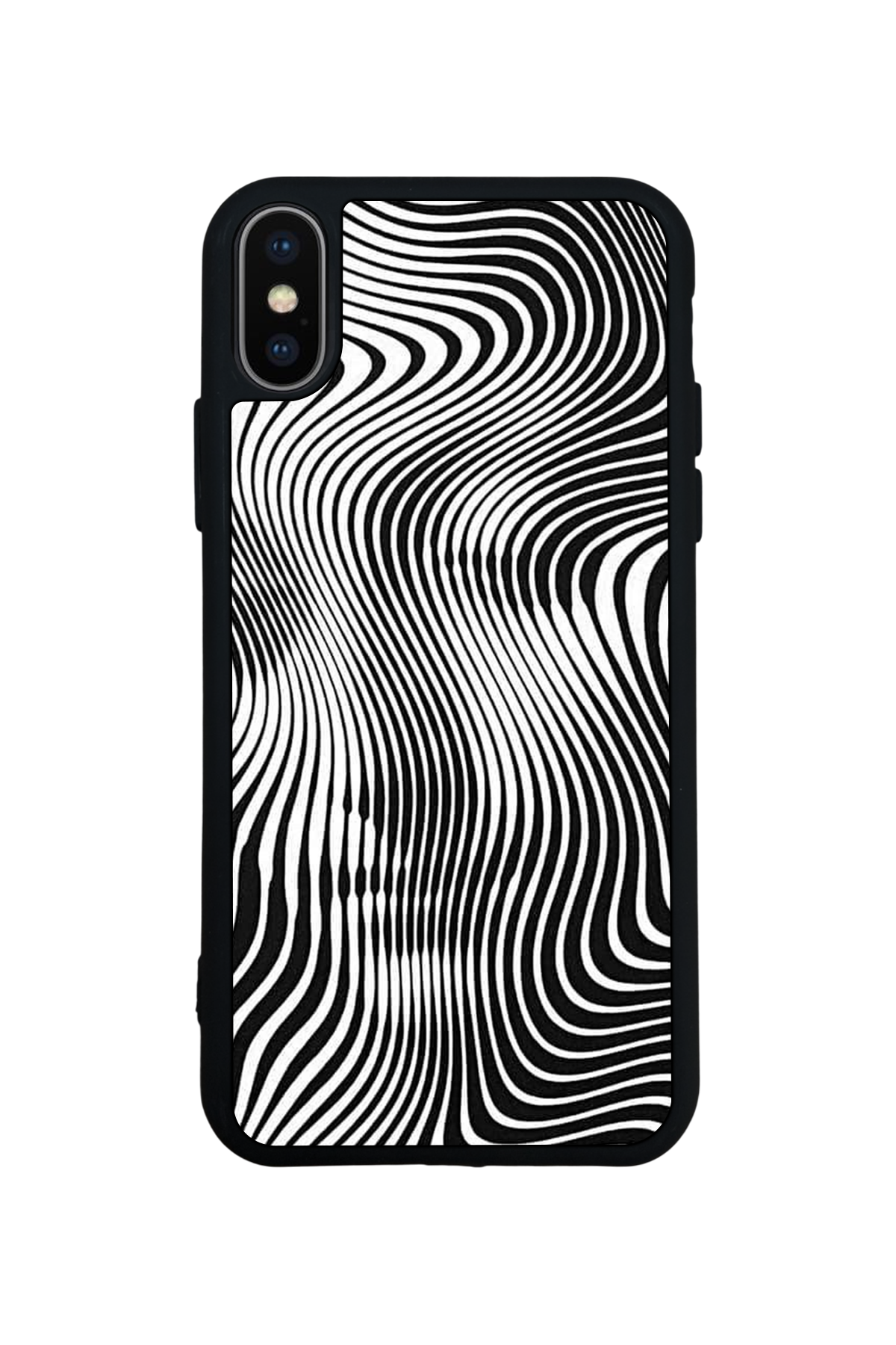 iPhone XS Max Uyumlu Çizgi Sanatı Tasarımlı Glossy Premium Kılıf
