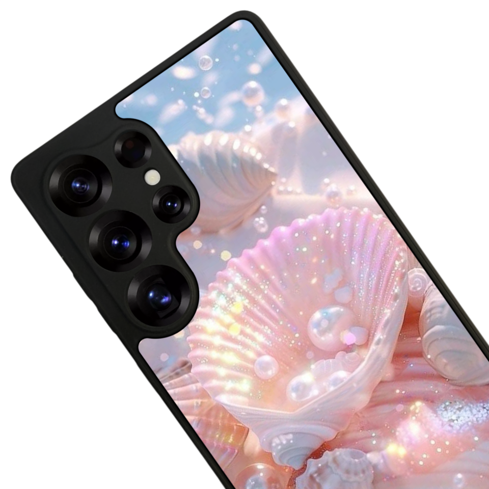 Samsung Galaxy S25 Ultra Uyumlu  İnci Tasarımlı Glossy Premium Kılıf