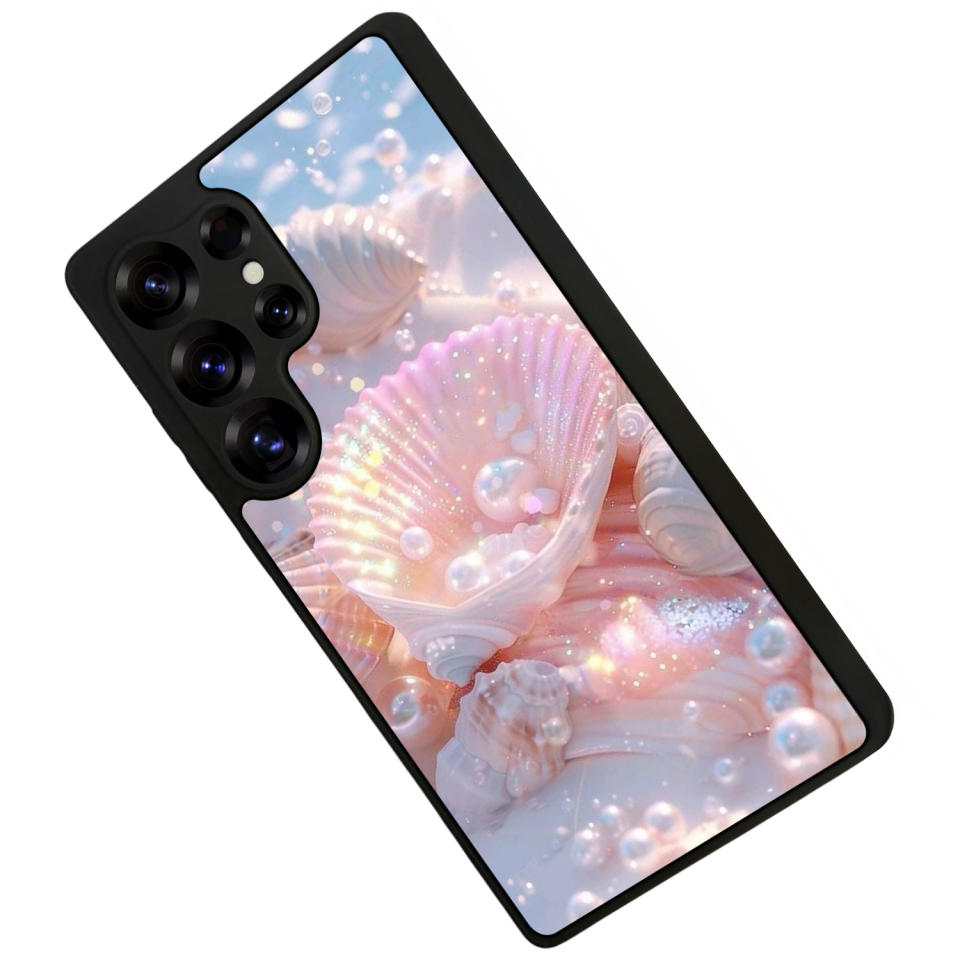 Samsung Galaxy S25 Ultra Uyumlu  İnci Tasarımlı Glossy Premium Kılıf