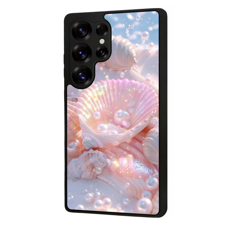 Samsung Galaxy S25 Ultra Uyumlu  İnci Tasarımlı Glossy Premium Kılıf