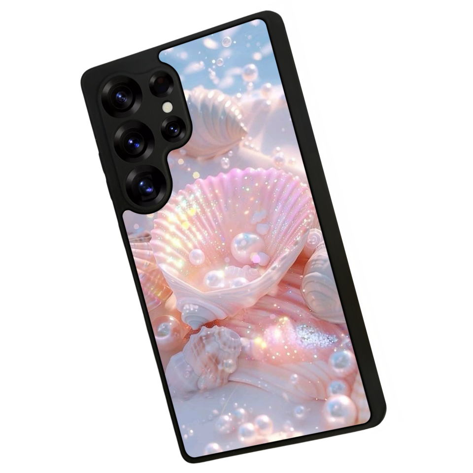 Samsung Galaxy S25 Ultra Uyumlu  İnci Tasarımlı Glossy Premium Kılıf