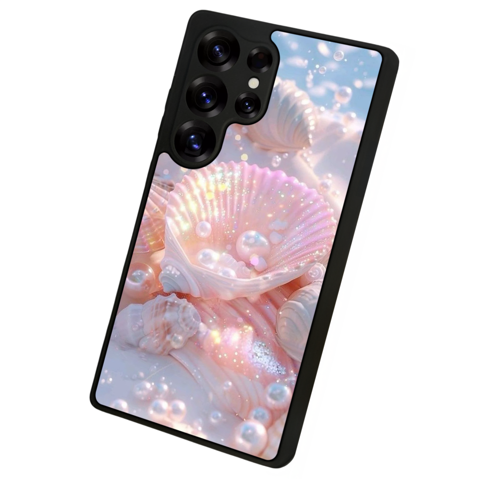 Samsung Galaxy S25 Ultra Uyumlu  İnci Tasarımlı Glossy Premium Kılıf