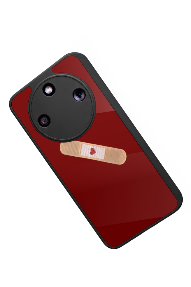 Honor Magic 8 Lite Uyumlu Kalp Love Tasarımlı Glossy Premium Kılıf