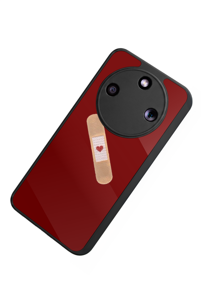 Honor Magic 8 Lite Uyumlu Kalp Love Tasarımlı Glossy Premium Kılıf