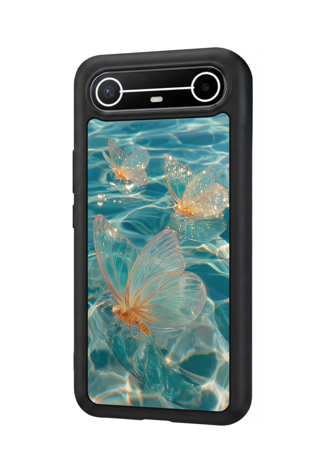 Tecno Spark Slim 5G Uyumlu Kelebek Tasarımlı Glossy Premium Kılıf