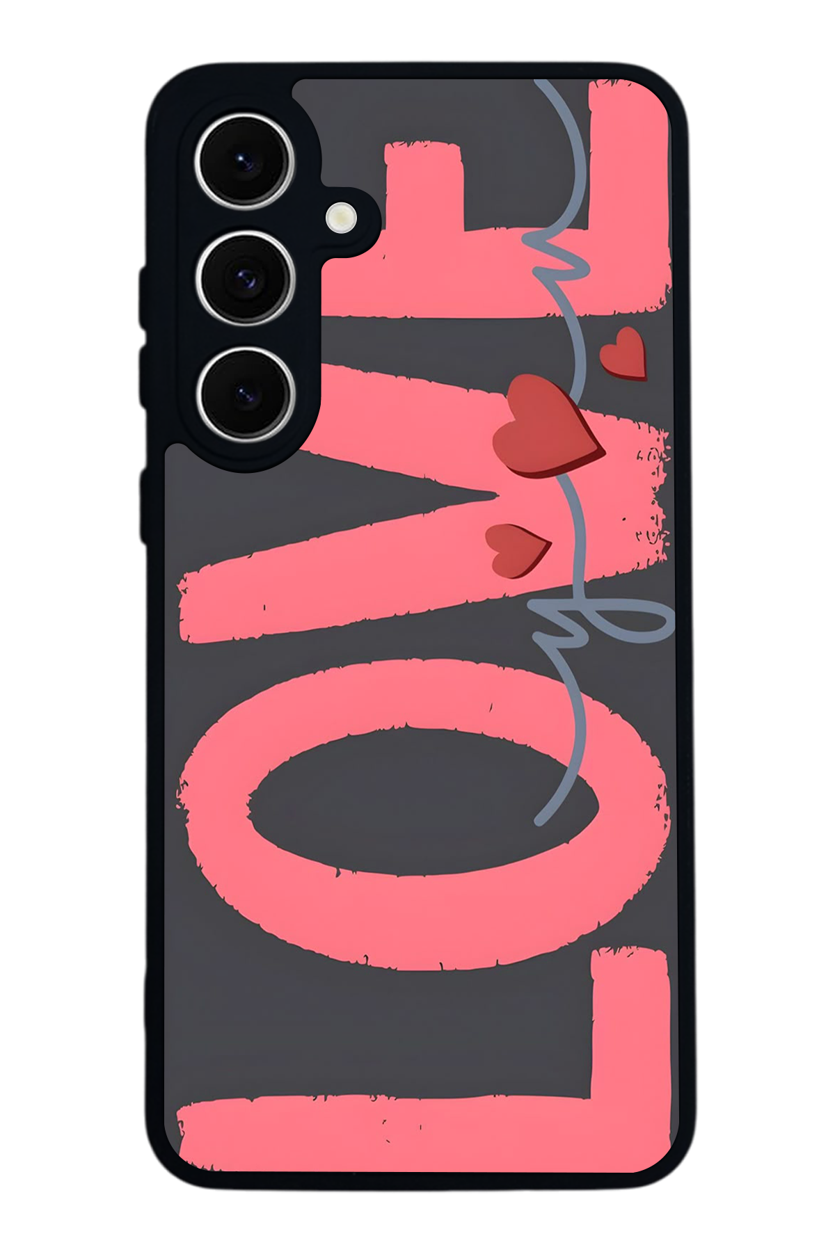 Samsung Galaxy S24 FE Uyumlu Love Tasarımlı Glossy Premium Kılıf