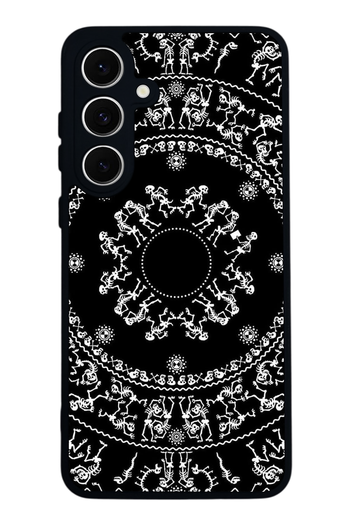 Samsung Galaxy S24 FE Uyumlu Mandala Tasarımlı Glossy Premium Kılıf