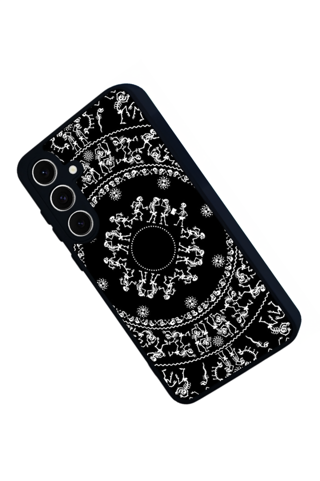 Samsung Galaxy S24 FE Uyumlu Mandala Tasarımlı Glossy Premium Kılıf