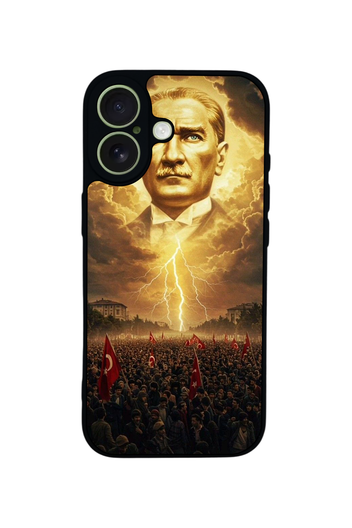 iPhone 17 Uyumlu Mustafa Kemal Ataturk Tasarımlı Glossy Premium Kılıf