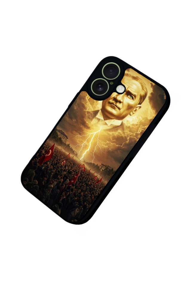 iPhone 17 Uyumlu Mustafa Kemal Ataturk Tasarımlı Glossy Premium Kılıf
