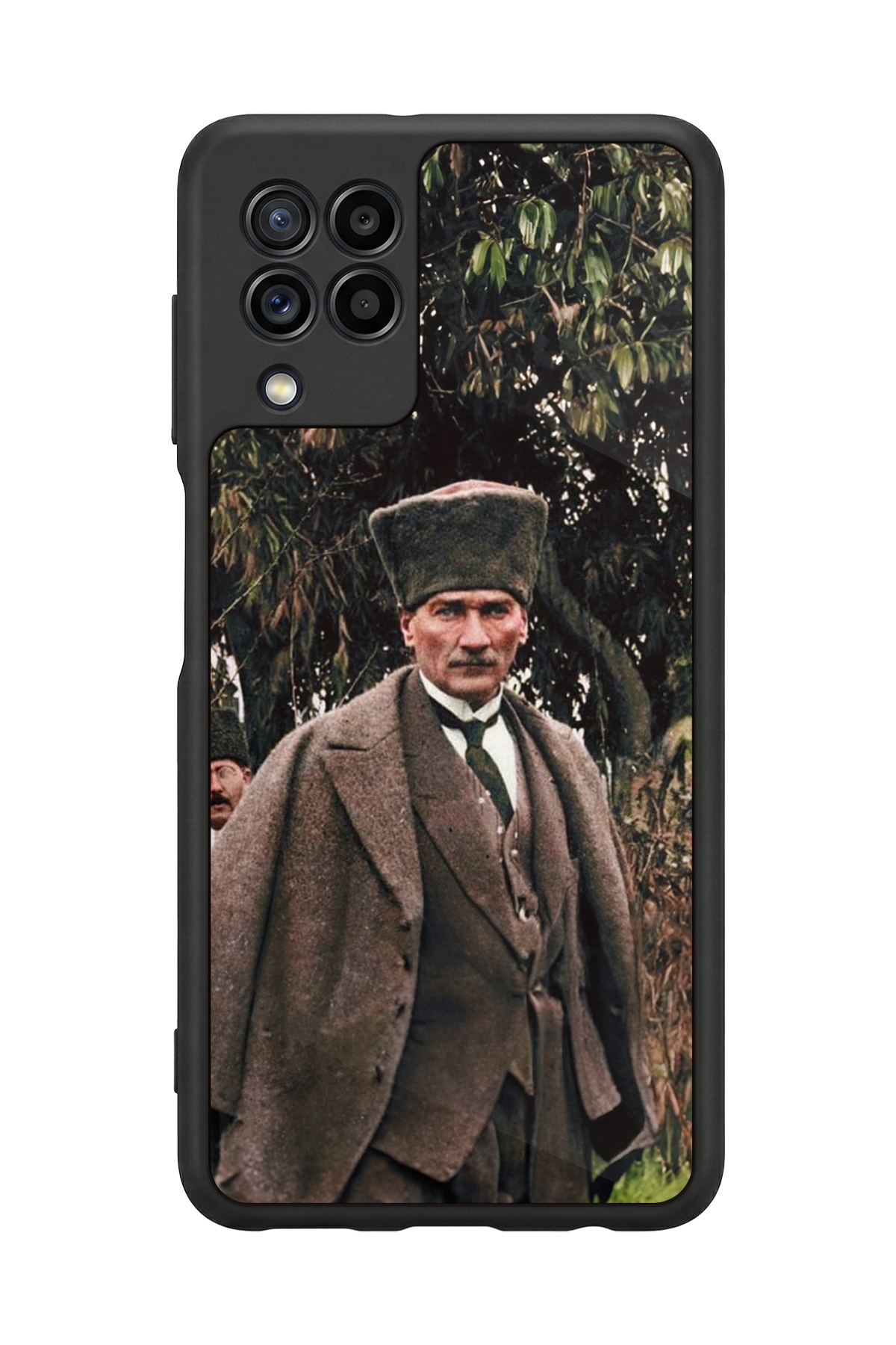 Samsung Galaxy M32 Uyumlu Mustafa Kemal Ataturk Tasarımlı Glossy Premium Kılıf