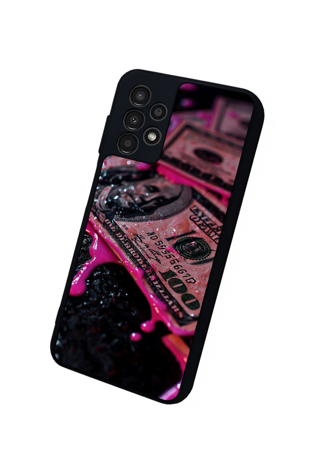 Samsung Galaxy A23 Uyumlu Para Tasarımlı Glossy Premium Kılıf