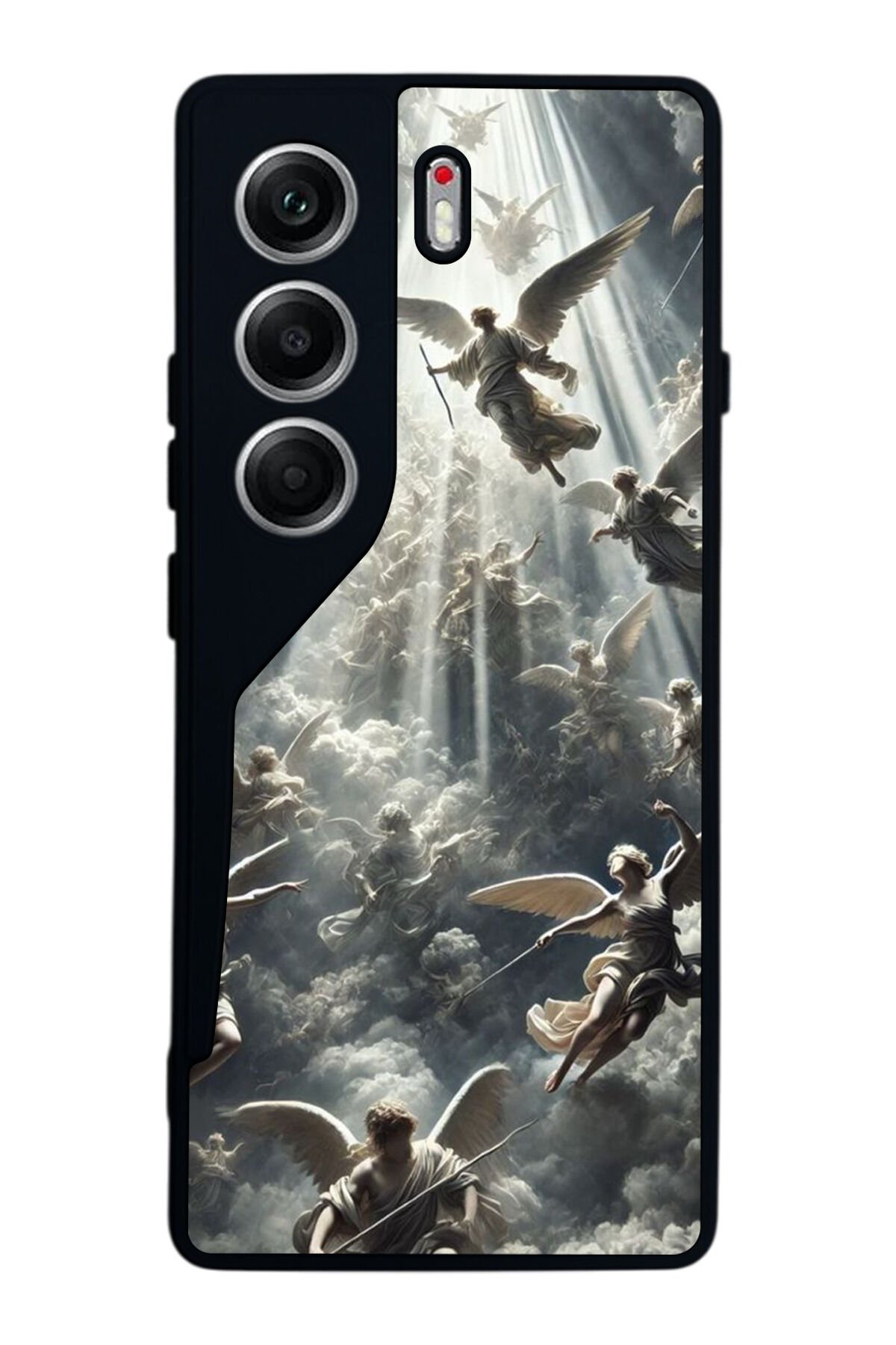 Tecno Camon 40 Uyumlu Melek Tasarımlı Glossy Premium Kılıf