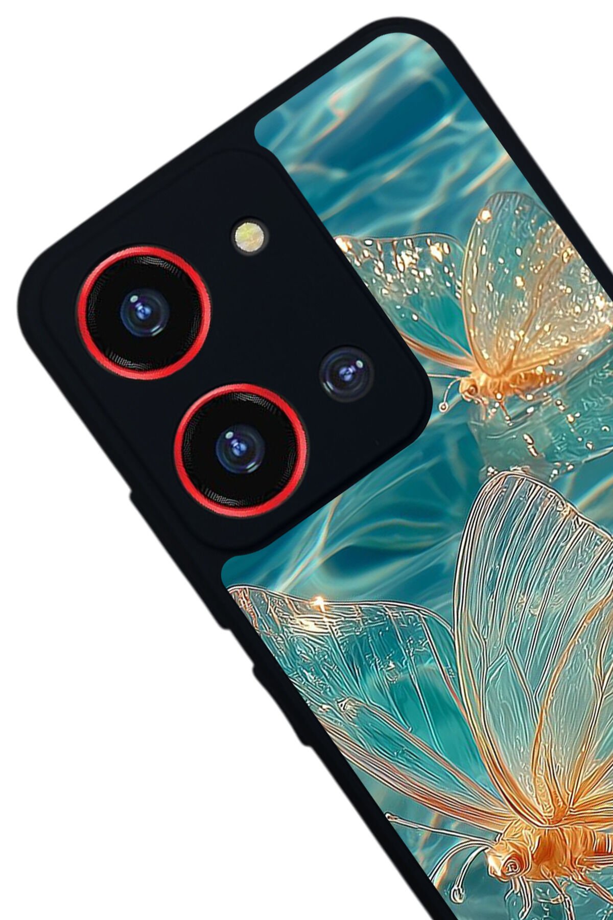 Reeder S19 Max Pro S ZOOM Uyumlu Kelebek Tasarımlı Glossy Premium Kılıf