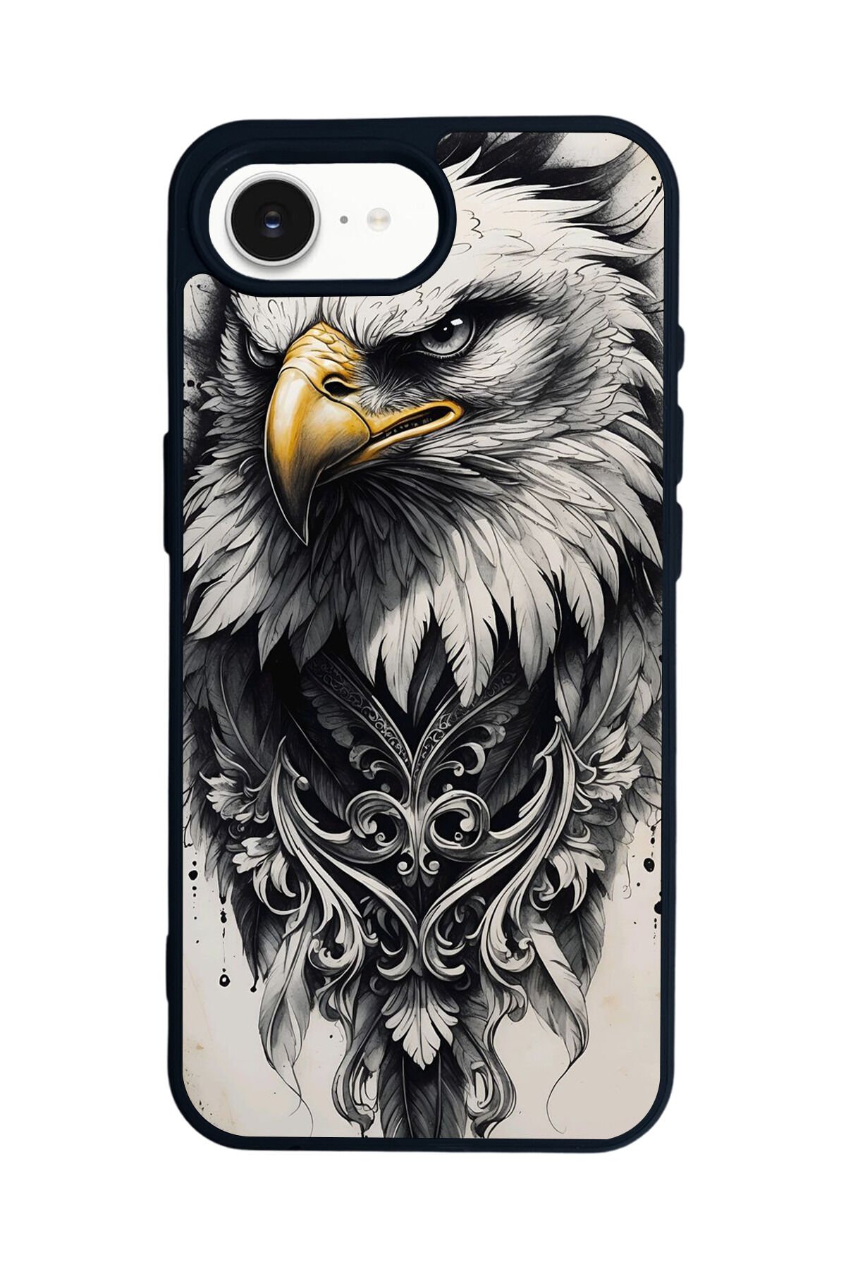 iPhone 16E Uyumlu Besiktas Tasarımlı Glossy Premium Kılıf