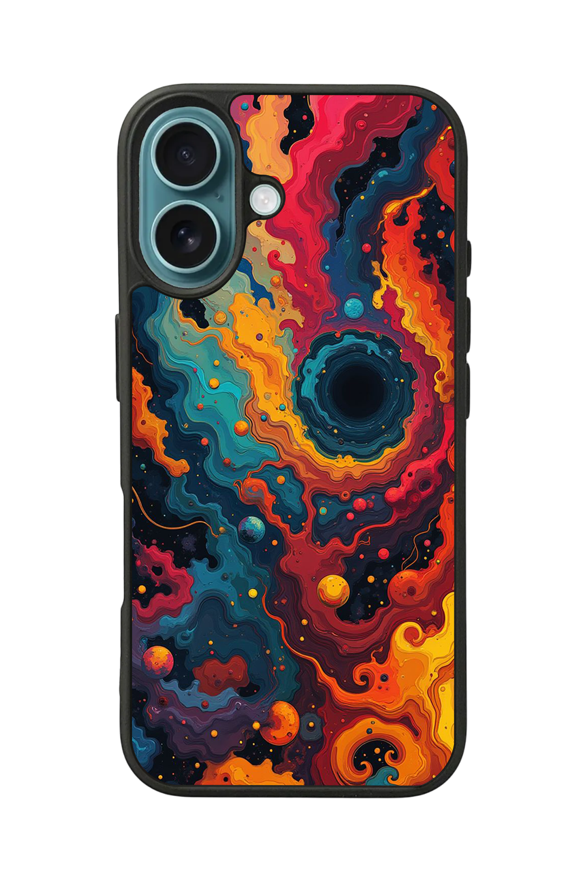 iPhone 16 Uyumlu Abstract Tasarımlı Glossy Premium Kılıf