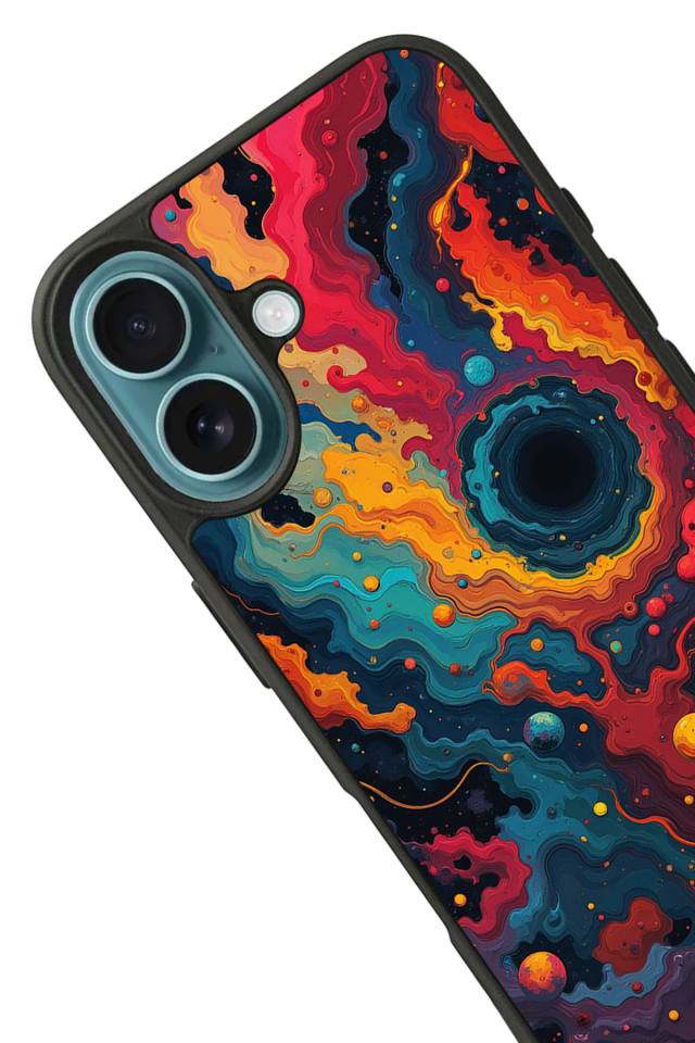 iPhone 16 Uyumlu Abstract Tasarımlı Glossy Premium Kılıf