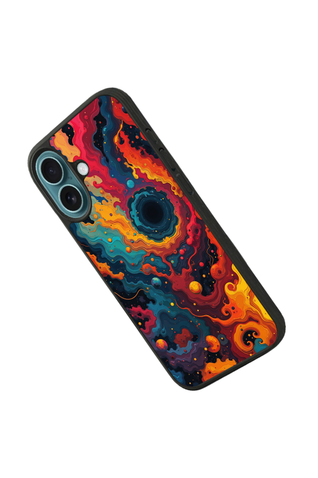 iPhone 16 Uyumlu Abstract Tasarımlı Glossy Premium Kılıf