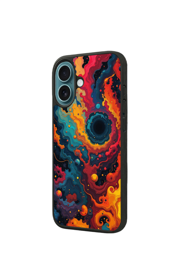 iPhone 16 Uyumlu Abstract Tasarımlı Glossy Premium Kılıf