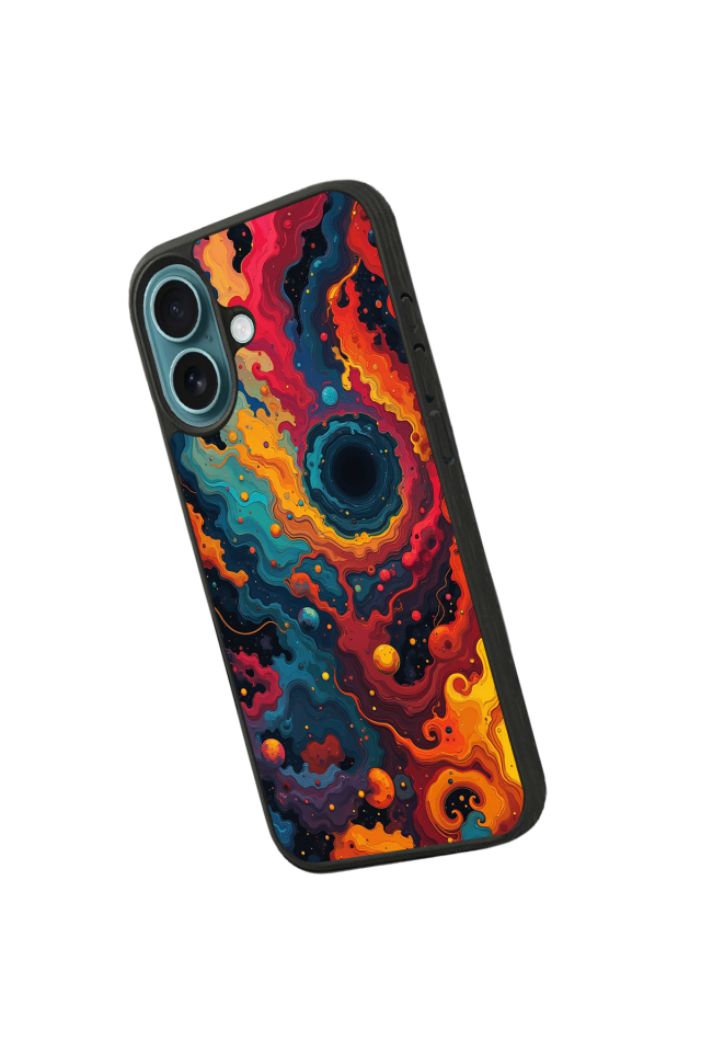 iPhone 16 Uyumlu Abstract Tasarımlı Glossy Premium Kılıf