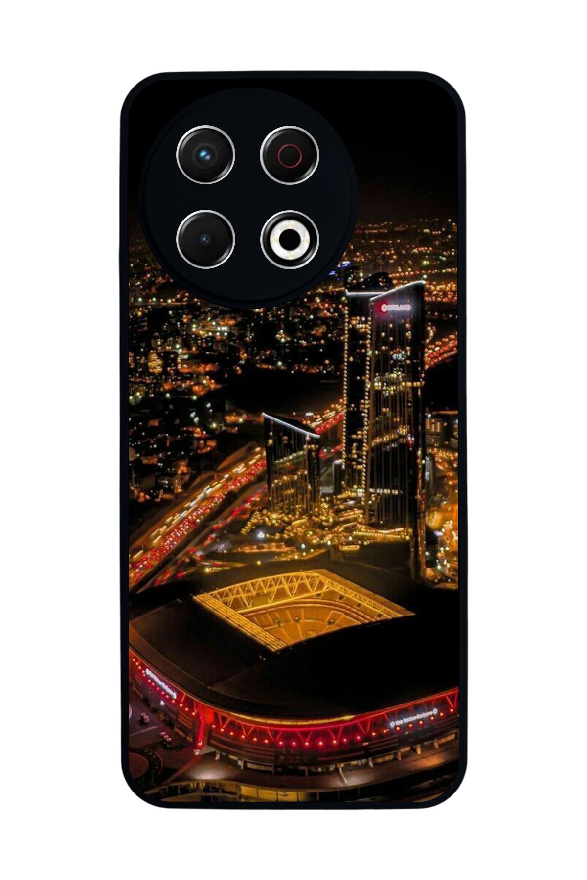 Tecno Spark 30 Pro Uyumlu Aslan Tasarımlı Glossy Premium Kılıf