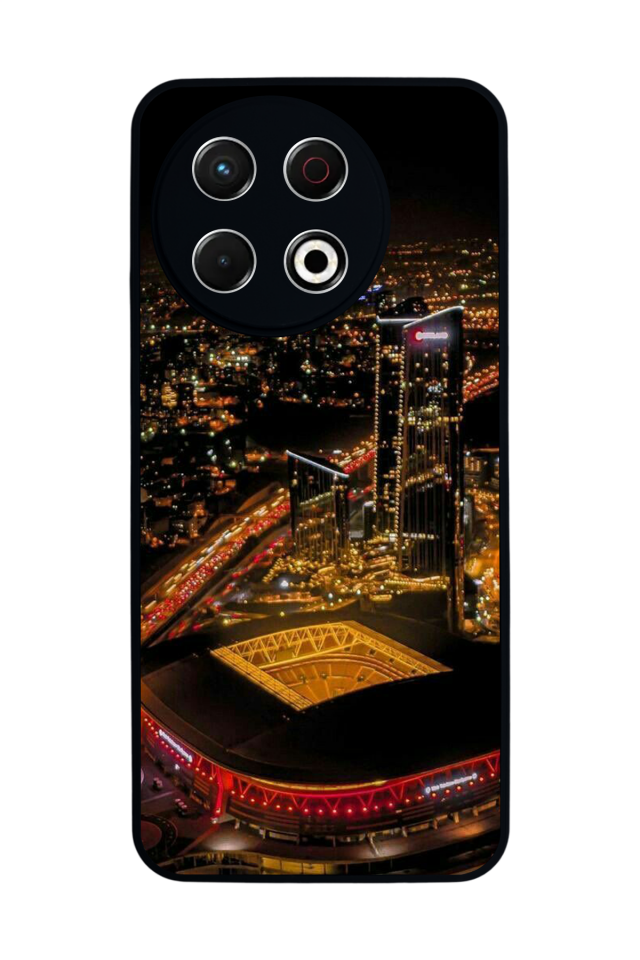 Tecno Spark 30 Pro Uyumlu Aslan Tasarımlı Glossy Premium Kılıf