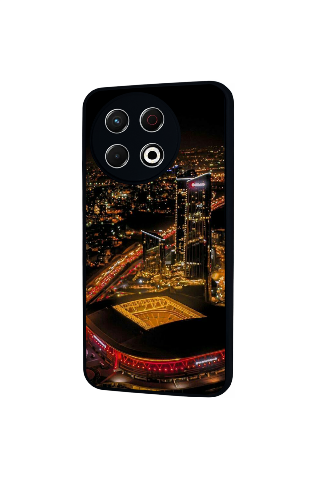 Tecno Spark 30 Pro Uyumlu Aslan Tasarımlı Glossy Premium Kılıf