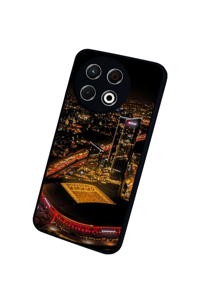 Tecno Spark 30 Pro Uyumlu Aslan Tasarımlı Glossy Premium Kılıf