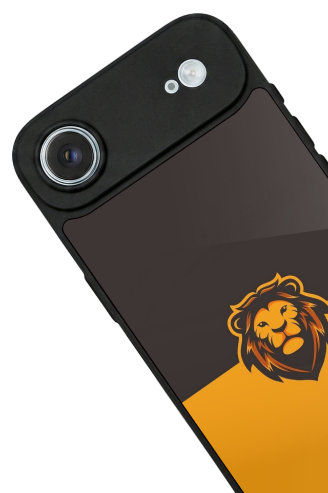 iPhone 17 Air Uyumlu Aslan Tasarımlı Glossy Premium Kılıf