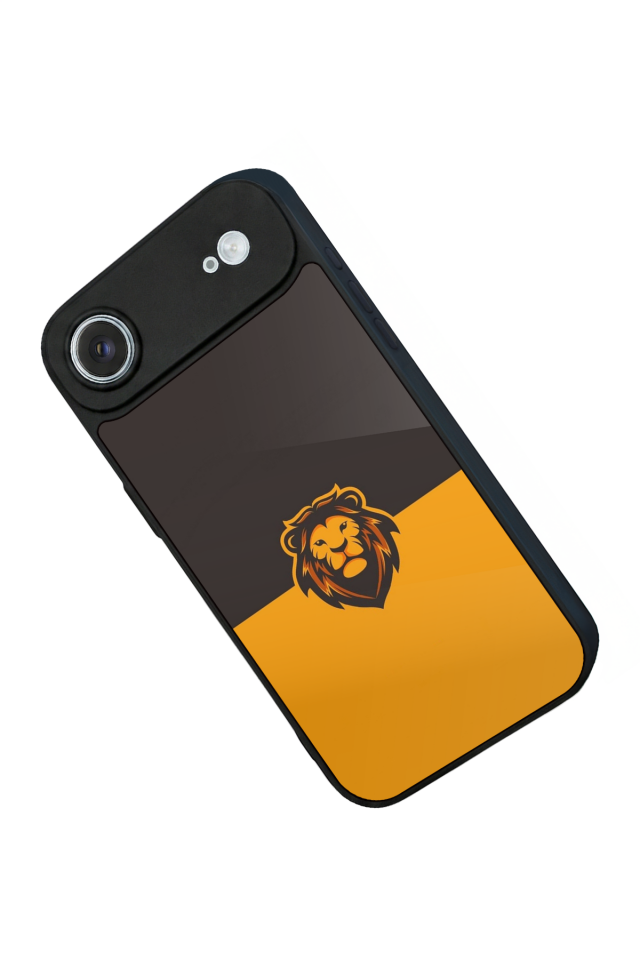 iPhone 17 Air Uyumlu Aslan Tasarımlı Glossy Premium Kılıf