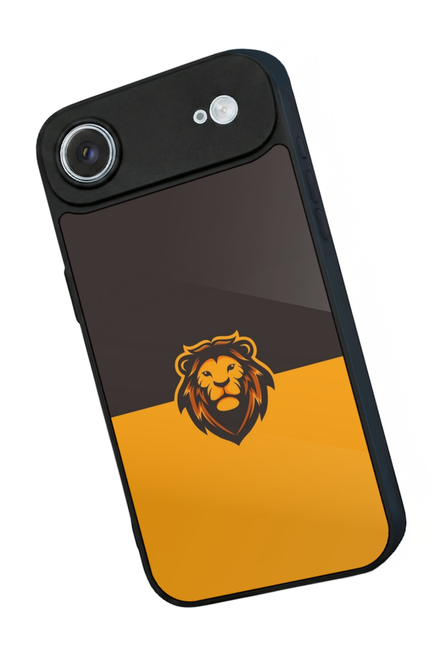 iPhone 17 Air Uyumlu Aslan Tasarımlı Glossy Premium Kılıf