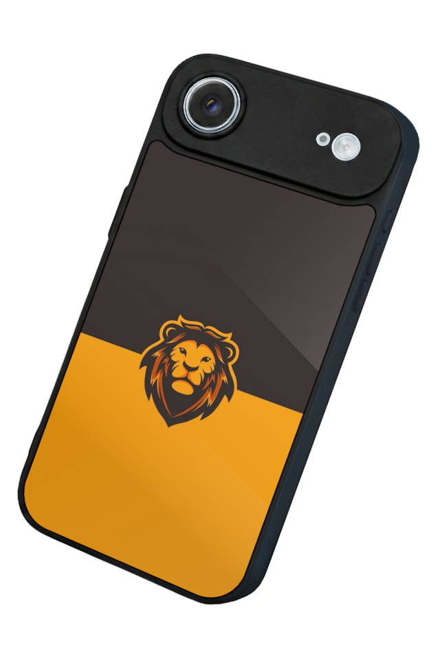 iPhone 17 Air Uyumlu Aslan Tasarımlı Glossy Premium Kılıf