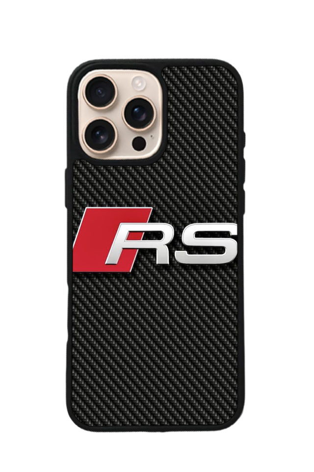 iPhone 15 Pro Uyumlu Audi Tasarımlı Glossy Premium Kılıf