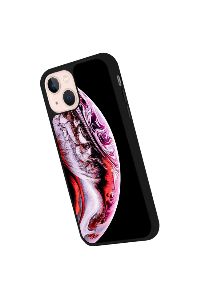 iPhone 13 Mini Uyumlu Ay Tasarımlı Glossy Premium Kılıf