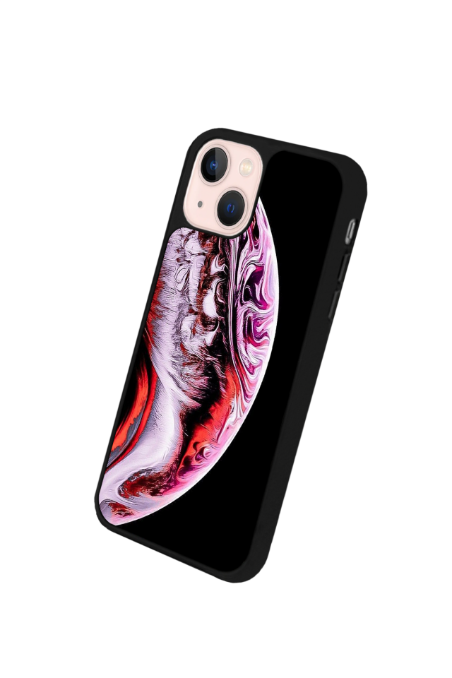 iPhone 13 Mini Uyumlu Ay Tasarımlı Glossy Premium Kılıf