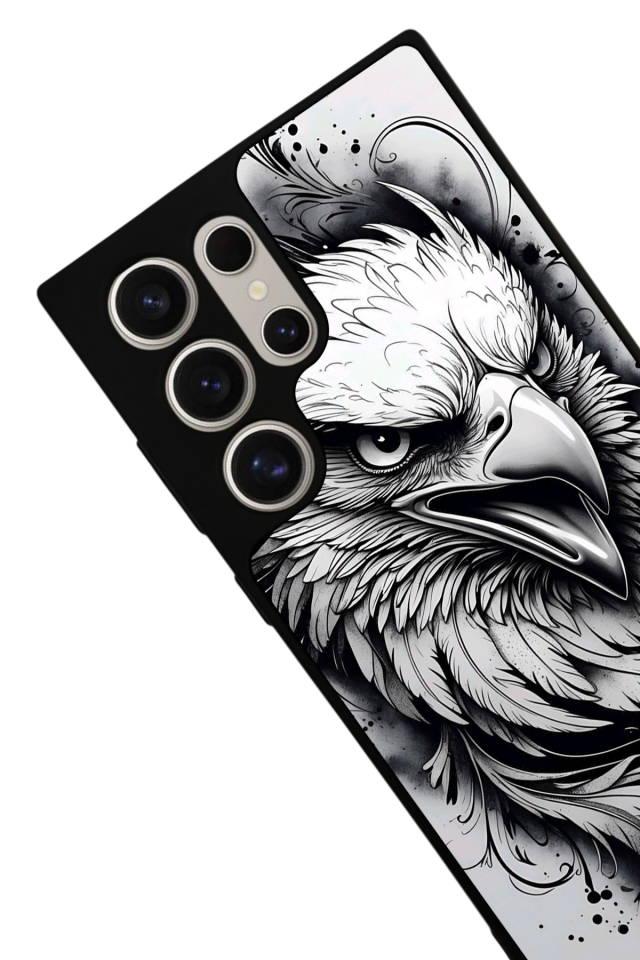 Samsung Galaxy S23 Ultra Uyumlu Besiktas Tasarımlı Glossy Premium Kılıf